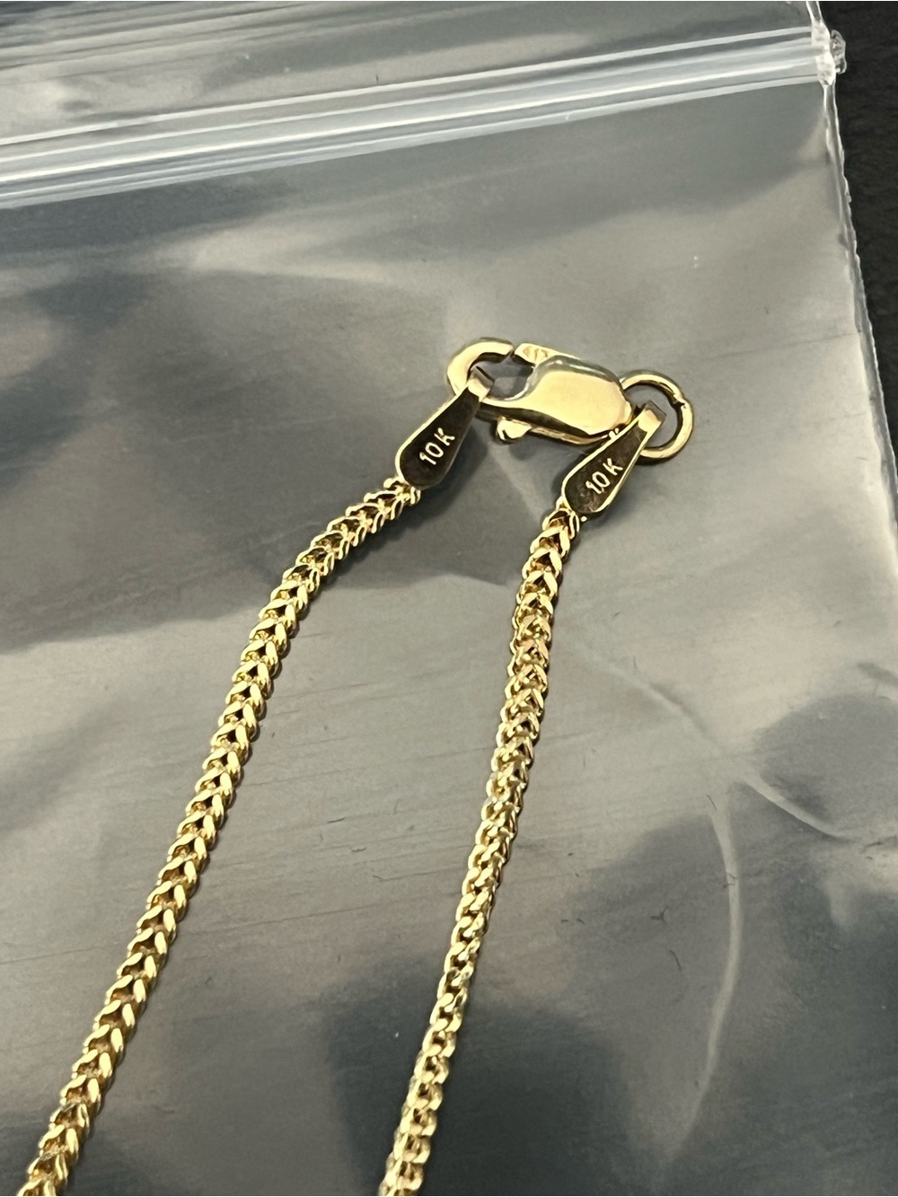 10K Solid Gold Franco Chain Bracelet | 7 Inch 1.59mm